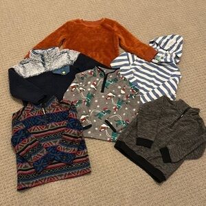 Kids' Multicolor Patterned Pullover Set size4/5